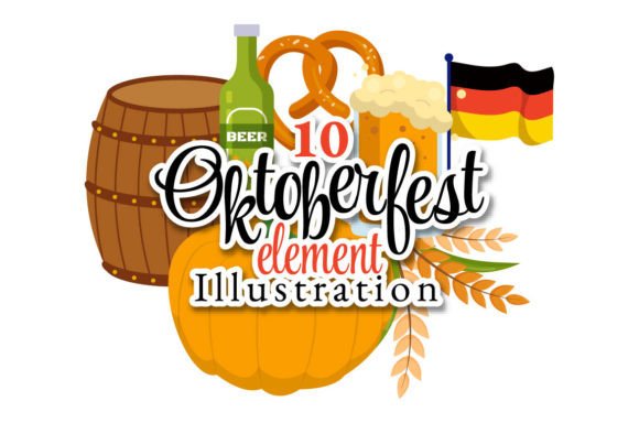 10 Oktoberfest Beer Festival Element Graphics