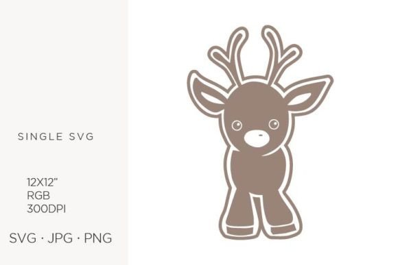 Christmas Reindeer Character