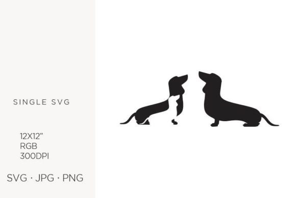 Dogs Family Love, Logo Icon Graphics