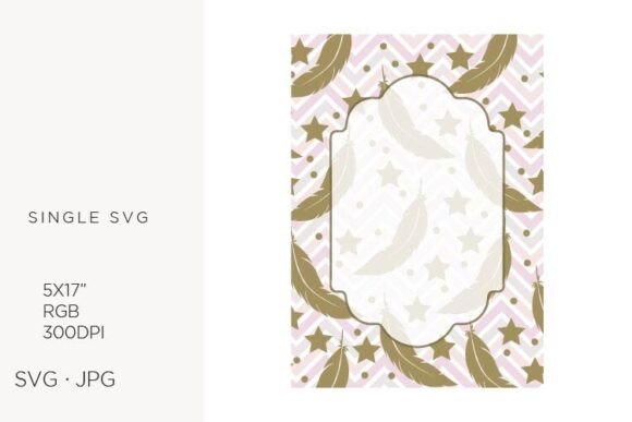 Feather Invitation Background: Graphics and Illustrations for Editorial Use