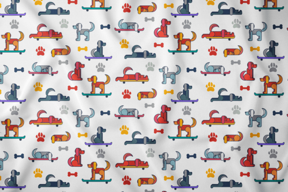 Funny Dogs Pattern Graphics