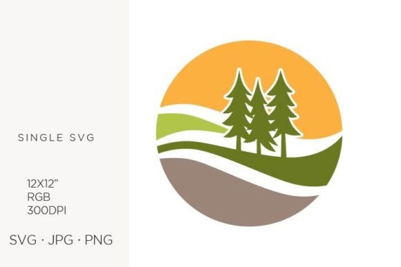 Green Christmas Tree Graphics & Illustrations