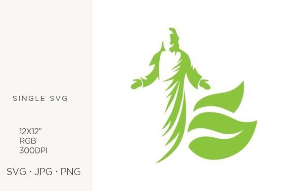 Jesus Christ, Son of God. Vector Graphics
