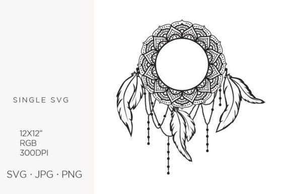 Mandala Dream Catcher: Graphics and Illustrations