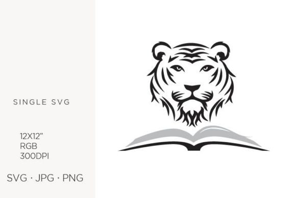 Tiger Book, Vector Illustration